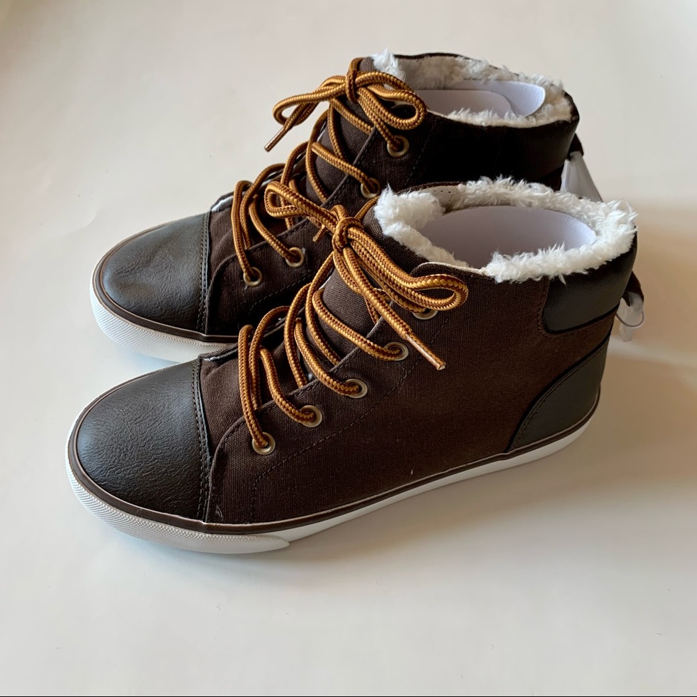 New Gymboree Buffalo Lodge 3 Brown Sherpa Lined Boots Shoes